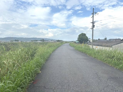 【前面道路含む現地写真】 | 磯城郡川西町大字保田【更地】【畑・農地】