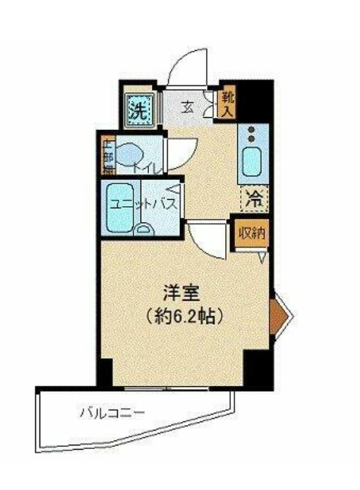 エクセリア早稲田Ⅱの間取り