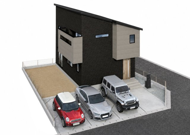 碧南市日進町NEX-G 1号棟の外観|10月完成予定　便利な設備がいっぱい日進町１号棟
