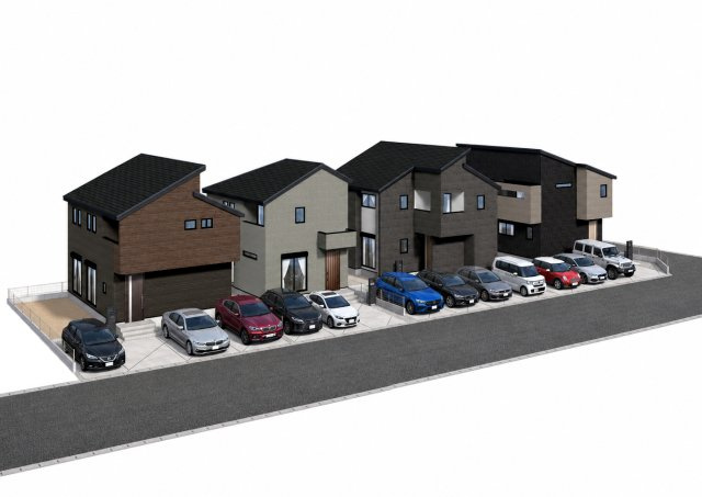 碧南市日進町NEX-G 1号棟の完成予想図|1号棟の完成予定図