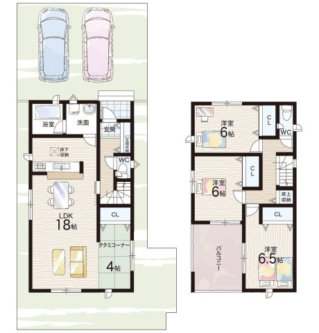 26(土)27(日)現地説明会！◆東大阪市池島町　第2期　新築一戸建ての間取り
