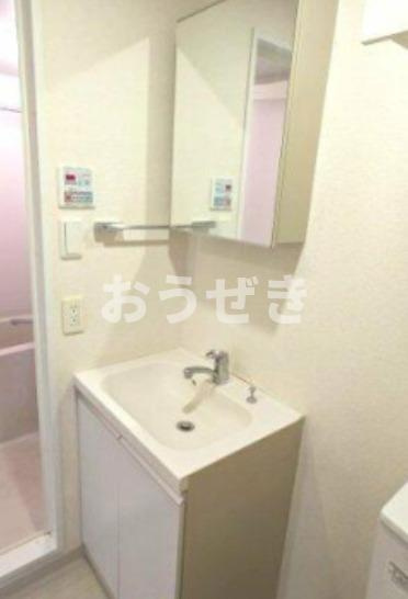 プレミアムキューブ東十条アリアの独立洗面台