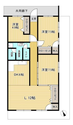 朝日ヶ丘レックスマンション1号棟の間取り|約57㎡の専用庭　お庭での家庭菜園・ガーデニングを通じて、お子様と一緒に育てていくと、思い出も増えていきそうですね♪
