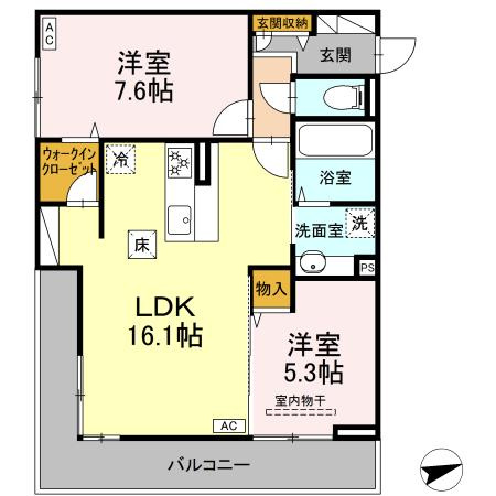 Green Linksの間取り