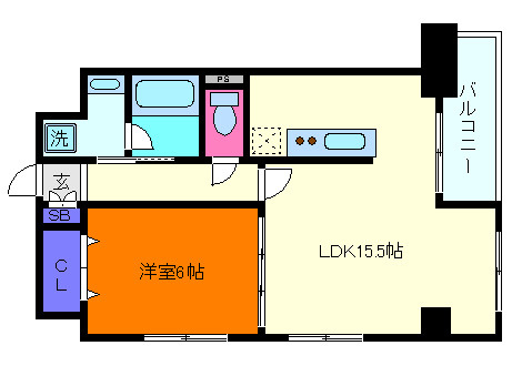 ジョイフル神戸摂津本山の間取り
