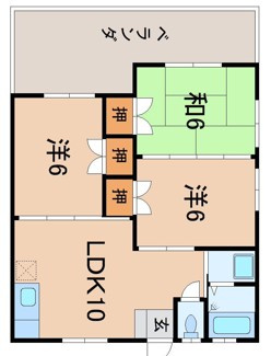 なみへいマンションの間取り