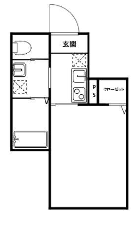 MELDIA蕨Ⅲの間取り