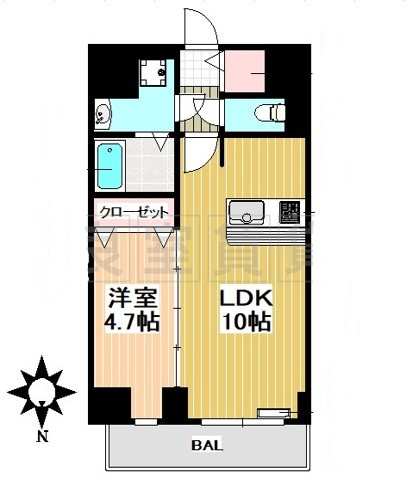 【間取り】 | プレサンス広小路通今池