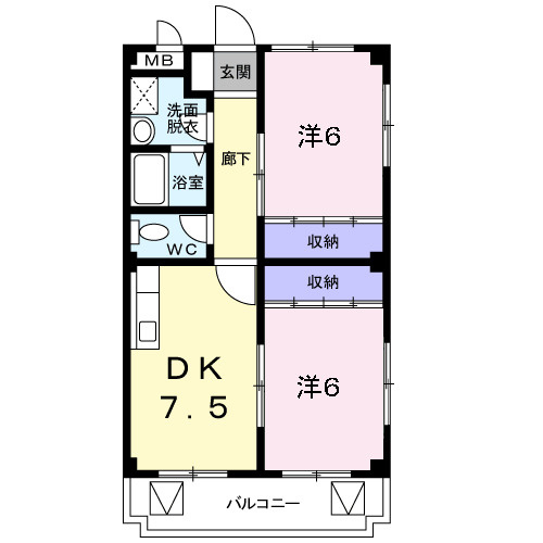 【間取り】 | エルカーサ引野