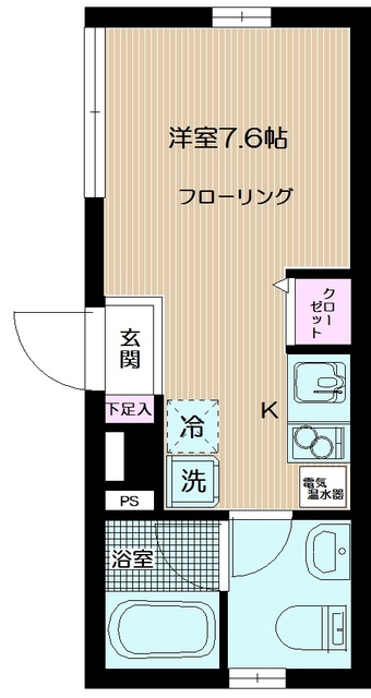 北区赤羽２丁目の賃貸マンションの間取り|間取り