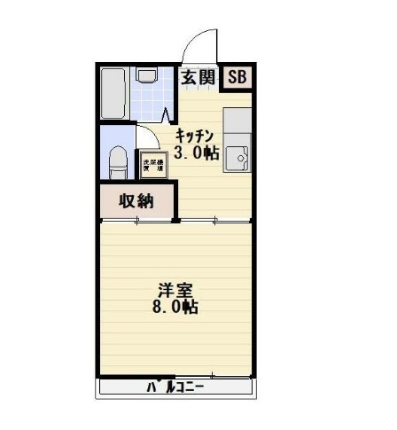 ロアジール中村の間取り