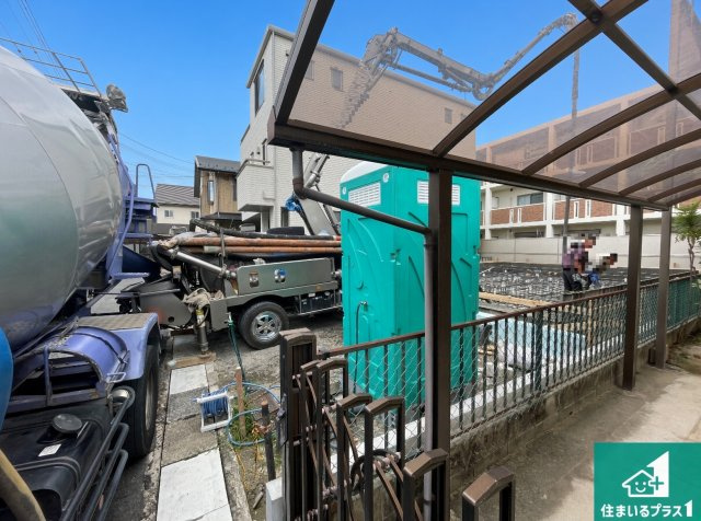 大津市際川　第2期　新築一戸建ての外観|周辺は落ち着いた街並みの住宅地！子育てがしやすい住環境です！まだ未完成ですが、現地でしかわからない事もございます。是非一度ご覧ください。