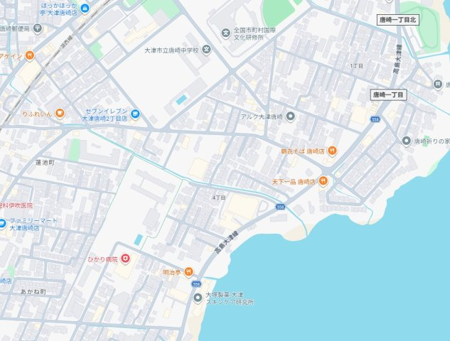大津市際川　第2期　新築一戸建ての地図