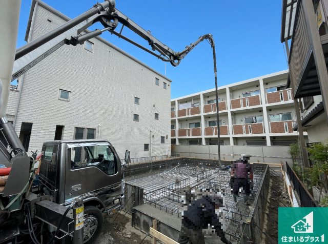 大津市際川　第2期　新築一戸建ての外観|周辺は落ち着いた街並みの住宅地！子育てがしやすい住環境です！まだ未完成ですが、現地でしかわからない事もございます。是非一度ご覧ください。