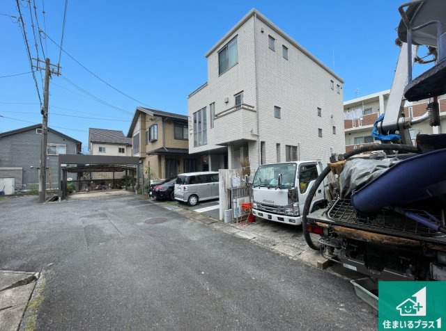 大津市際川　第2期　新築一戸建ての前面道路含む現地写真|周辺は落ち着いた街並みの住宅地！子育てがしやすい住環境です！まだ未完成ですが、現地でしかわからない事もございます。是非一度ご覧ください。