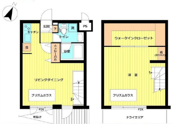 ミルーム赤坂弐番館の間取り