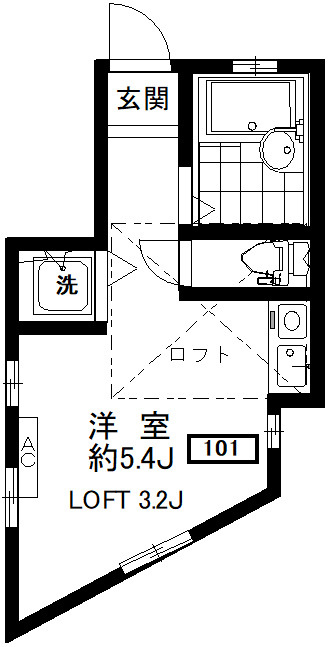 メゾンリヴァージュ早稲田の間取り