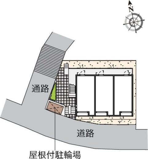 クレイノ加山荘の区画図