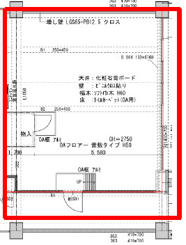 M+MINAMISENBA2階の外観