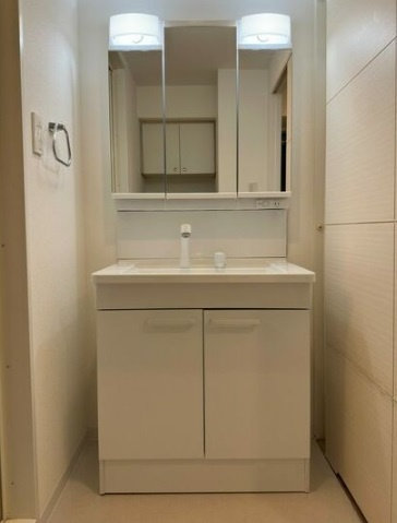 大阪市中央区材木町の賃貸マンションの洗面所