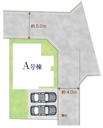 練馬区大泉学園町3丁目　太陽光×耐震　長期優良住宅　限定1棟の区画図