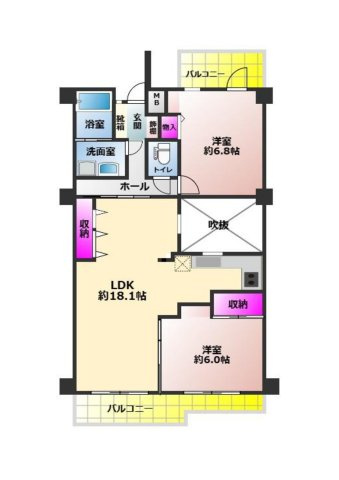 【間取り】の画像