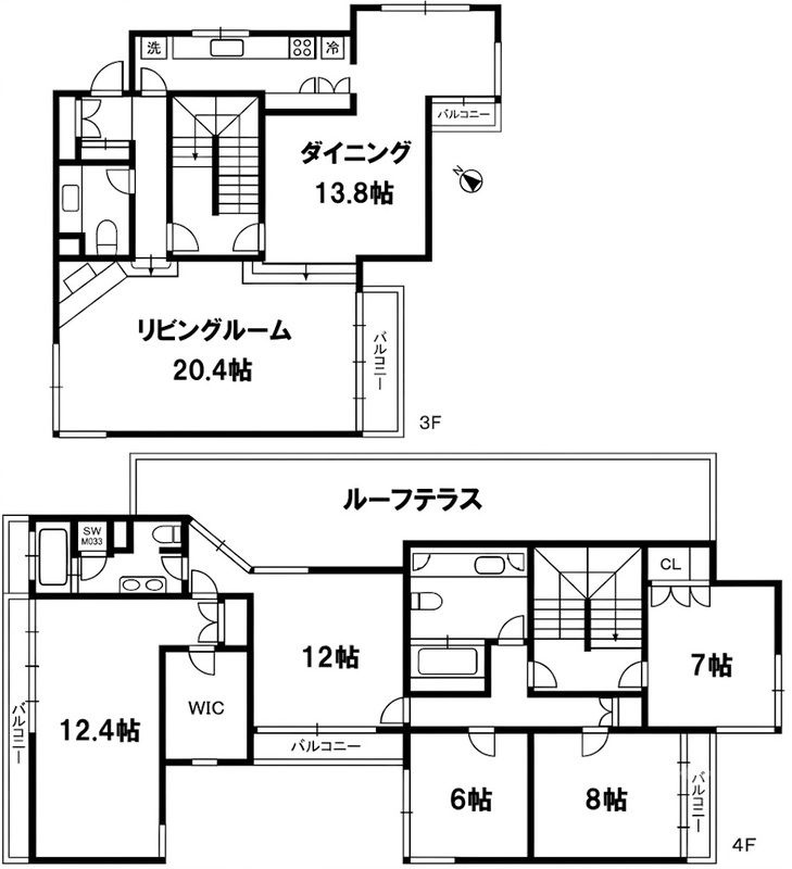 TRUST VALUE 赤坂の間取り
