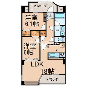 コントレール桜の間取り|間取り図
