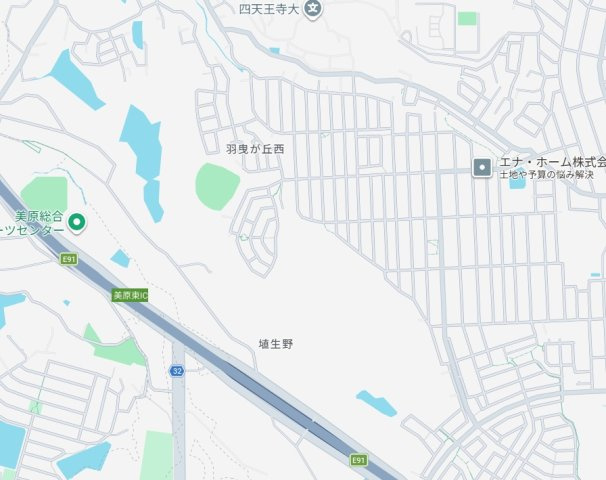 羽曳野市羽曳が丘西　第2期　新築一戸建ての地図