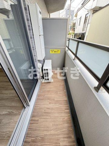 アルファコート東あずまのバルコニー