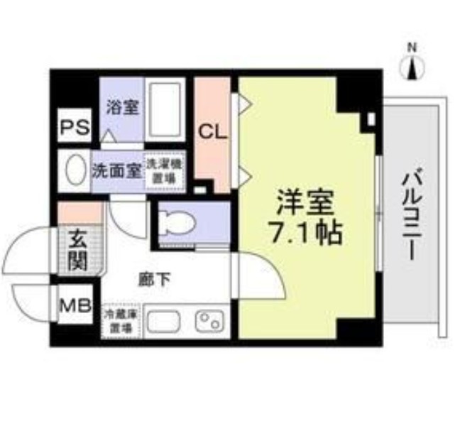 テオリア府中の間取り