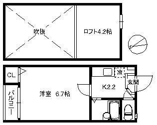 福岡市南区多賀１丁目のアパート