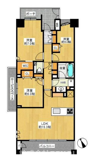 【間取り】 | パークホームズ二子玉川ヒルトップ