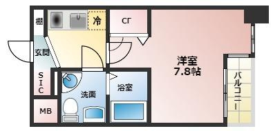 セレニテ甲子園Ⅱの間取り