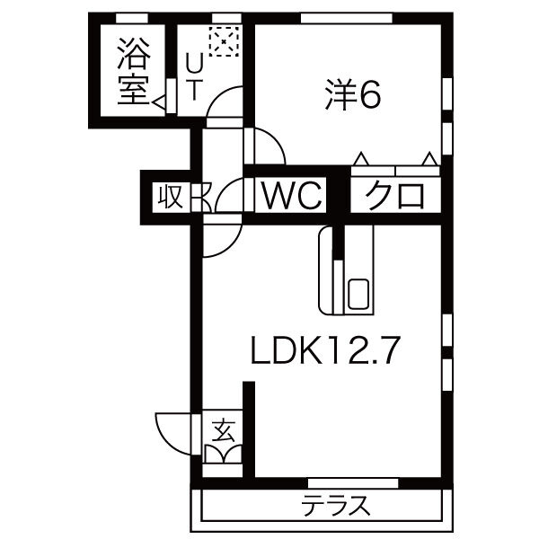 アヴィタシオンK　　　刈谷市近郊の賃貸はクラスホームの間取り