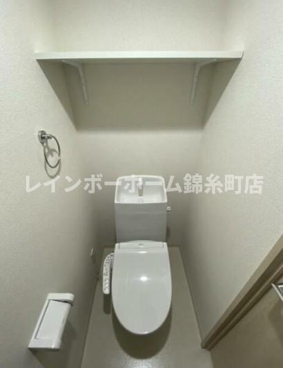 墨田区亀沢３丁目の賃貸マンションのトイレ