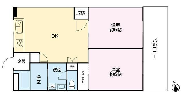 赤羽台四丁目住宅の間取り