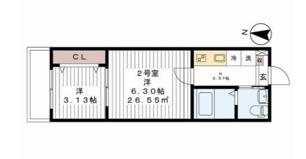 フィオーレ勝田台の間取り