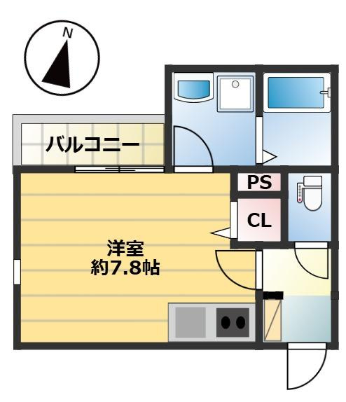 仮称）西区今宿東２丁目A棟新築APの間取り