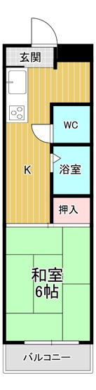 【間取り】 | 第3犬飼マンション