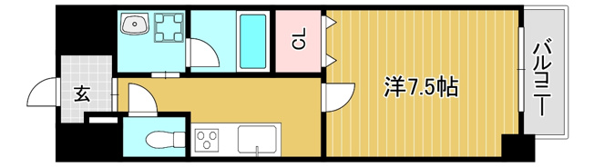【間取り】 | カーサニア尾頭橋