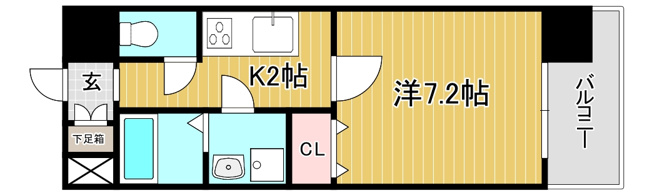 【間取り】 | クレシェール大須