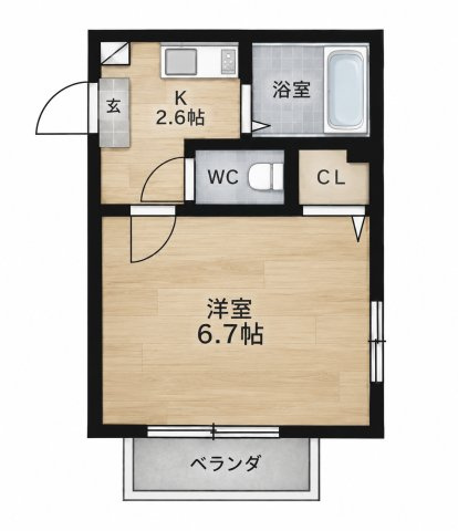 【間取り】 | クレアコート東山　B棟