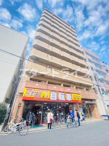 大阪市東淀川区淡路３丁目の賃貸マンションの外観