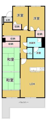 【間取り】 | エスカーラ猪子石