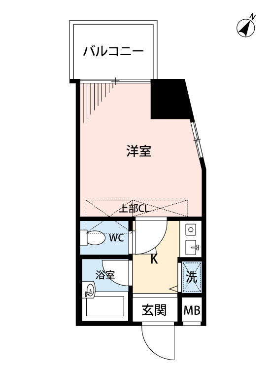 ダイナコート平尾山荘通り　1階の間取り