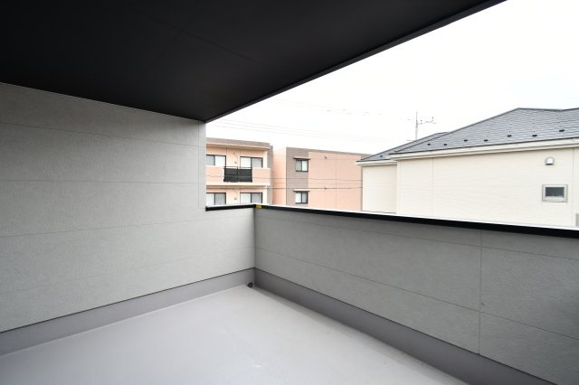 蓮田市緑町１５期のバルコニー