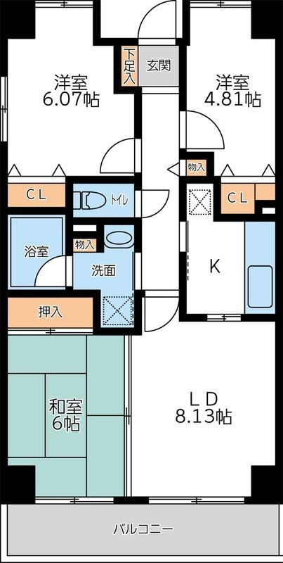 アーバンパーク市ヶ尾の間取り