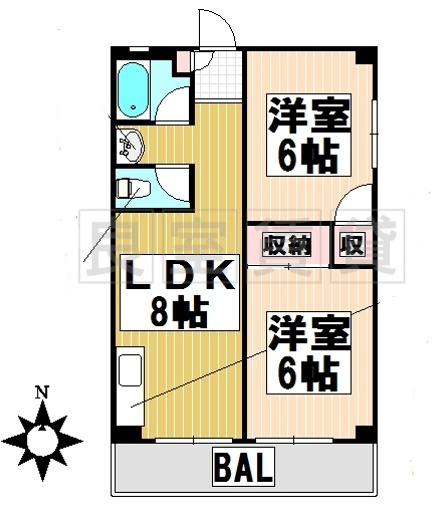 【間取り】 | 城山ハイツ