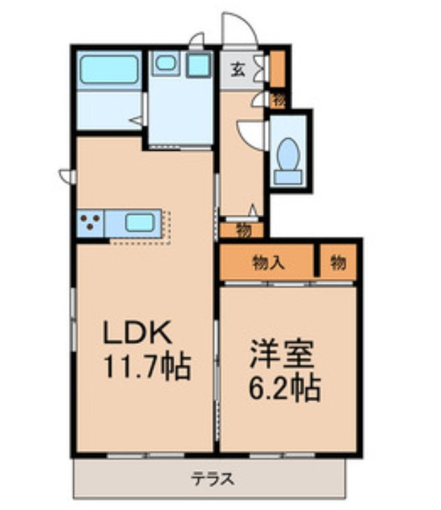 サンモール市川の間取り
